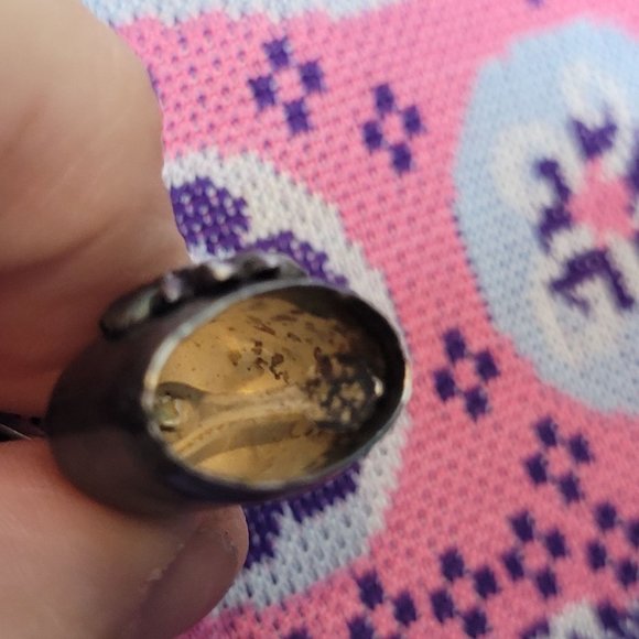 Vintage Dress Floral Paisley Purple Pink Korell Knits Zip Front With Bell 70s - Picture 5 of 10